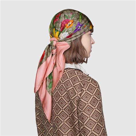 gucci flora scarves